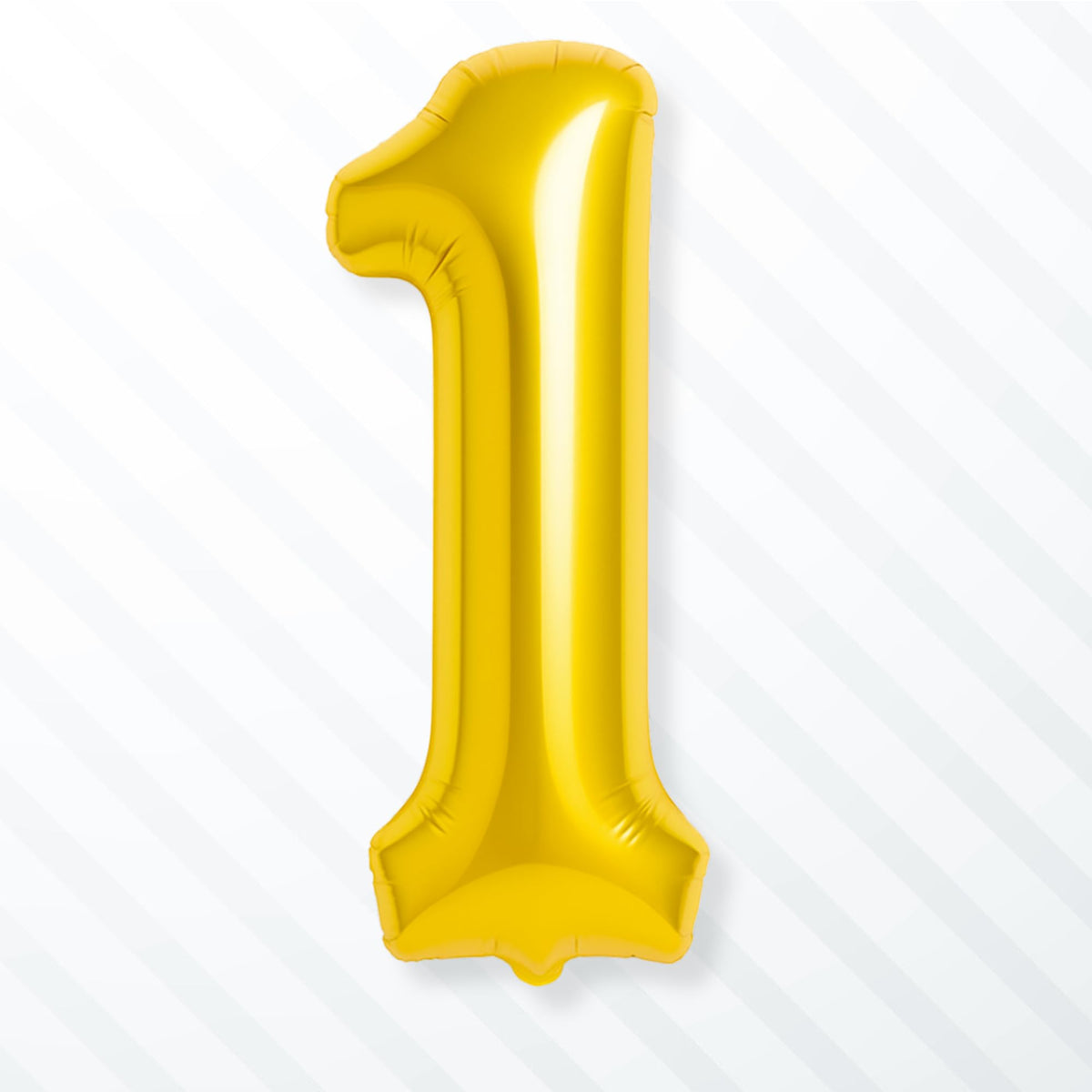 Flyloons 1 number Foil Balloon Golds 16 inch Size For Kids Boys Girls Birthday Decoration Items 1st Year Balloons Set First