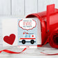Silly Goose Gifts Emergency Vehicle Valentine Classroom Cards - Set of 25, Red, Police, Ambulance, Firefighter, Fire Truck