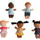 Snuggle Stuffs Basket Of Buddies Plush Diversity Multicultural Ethnic Dolls | Diversity Toys For Toddlers | Soft Multicultural Dolls For Preschool Classroom, Daycare Or At Home | Set Of 5-8'