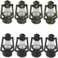 Nsbell 8Pcs Dollhouse Miniature Lantern Dummy Kerosene Lamp Light Dollhouse Miniature Supplies Resin Craft For Room Plants Pot Garden Dollhouse