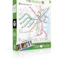 New York Puzzle Company - Transit Maps Boston T Map - 500 Piece Jigsaw Puzzle for Adults