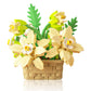 Vilbocr Mini Flowers Building Block Set Flower Blocks Toys Plants and Succulent Toys Building Block Flowerpot Botanical Collection Birthday Gift for Girls Boys mature-themeds Kids Ages 6+ (Daisy 181Pcs)