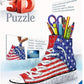 3D Shoe Stationery Holder Puzzle