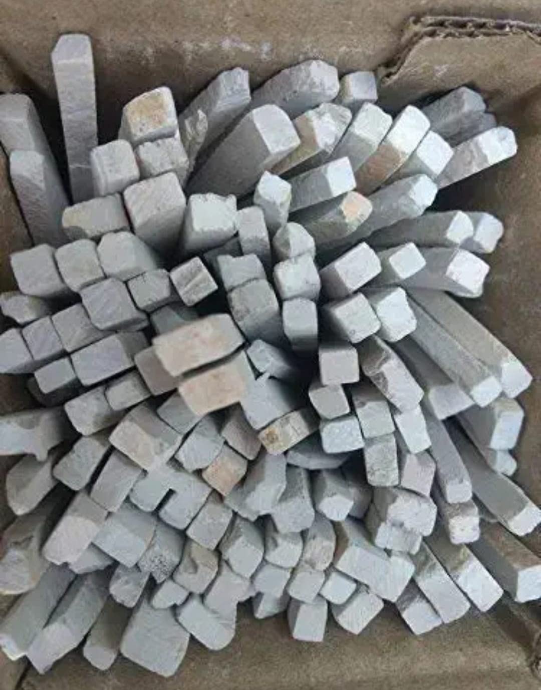 4OUR FAITH PACK OF 90 (600 grms) Indias Best Edible Slate Pencils/Slate Bars White Pencils/Natural Limestone Slate Chalk Pencils