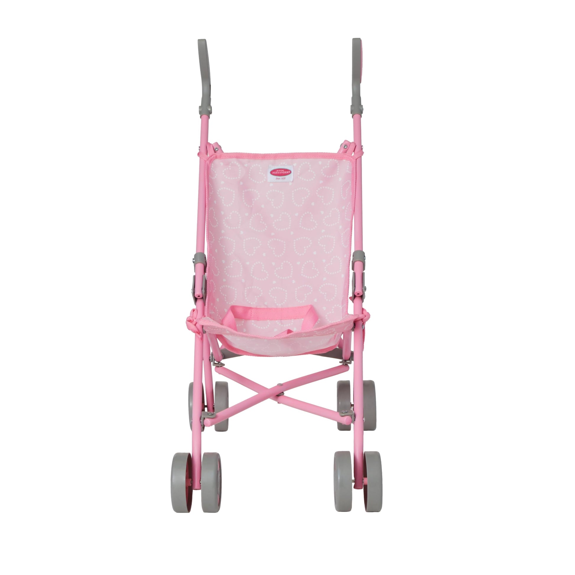 Madame Alexander Doll Accessories, Umbrella Stroller, Pink Hearts