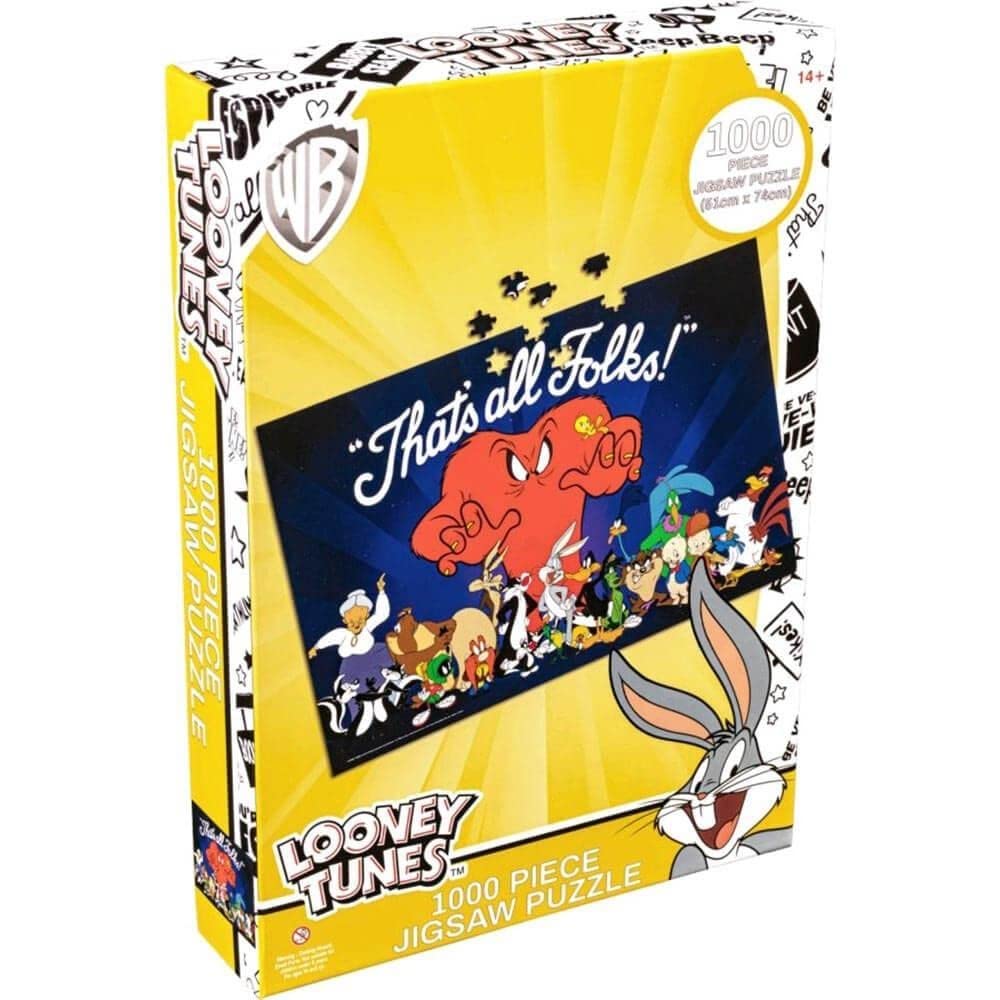 Ikon Collectables Looney Tunes - 1000-Pieces Jigsaw Puzzle, 51 cm x 74 cm Size