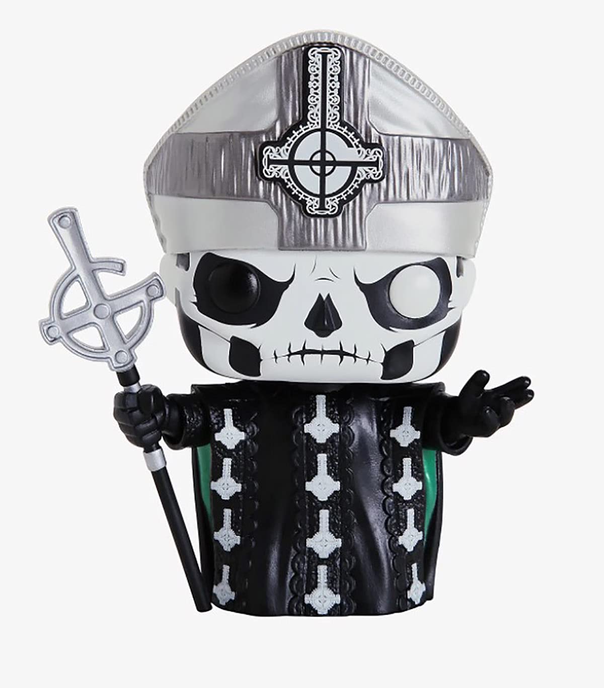 Ghost Pop! Rocks Papa Emeritus Ii Vinyl Figure #125 - Hot Topic Exclusive (Includes An Ecotek Pop Box Protector)