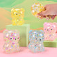 Dhjrefhhd 1Pccs Squeeze Toys Letter Sequins Candy-Bear Stress Relief Toy Hand Fidget Sensory Office Desk Squishy Toy (Light Pink