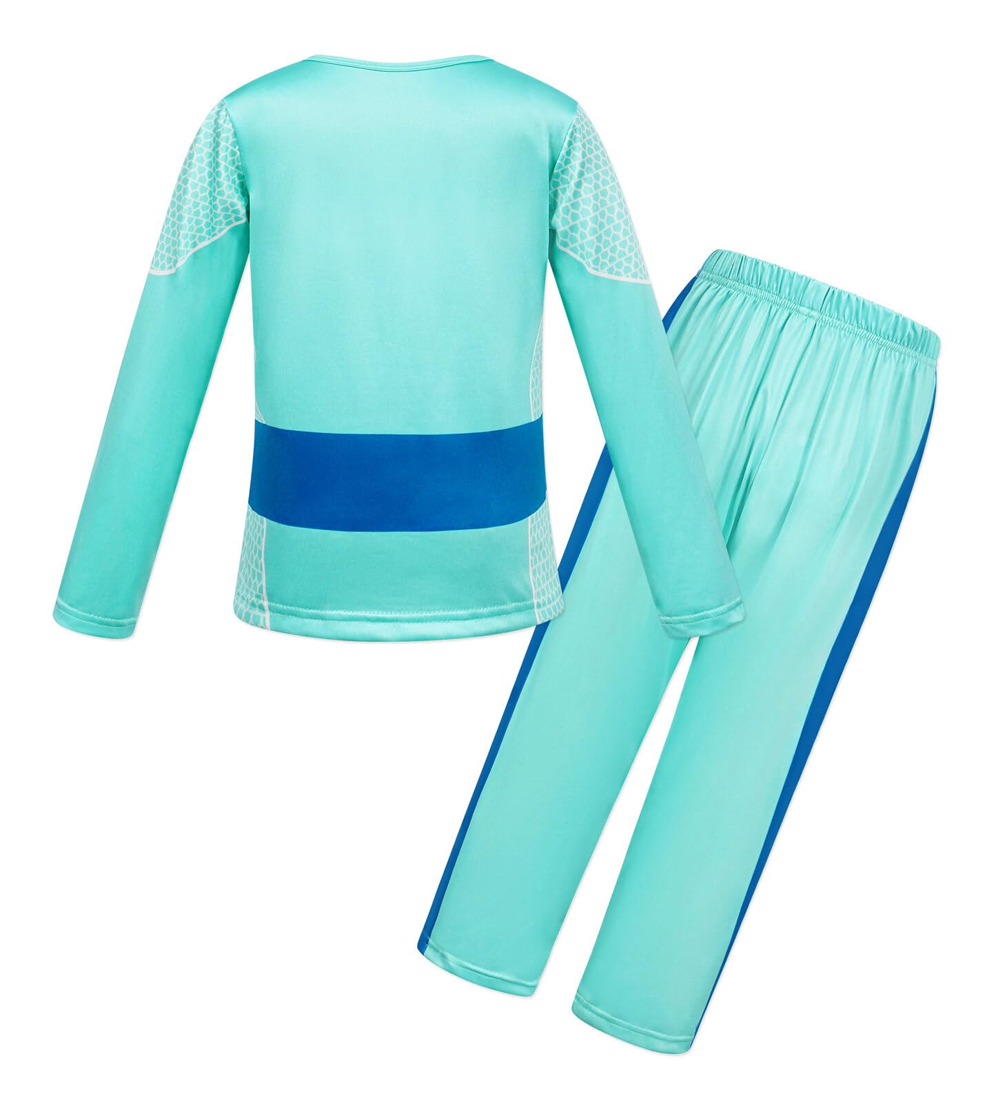 Marendyee Kitties Costume Outfit Christmas Gift For Kids Long Sleeve Shirt Pants Set Cosplay Birthday Party 7-8 Years