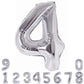 40 Inch Number 40 Balloon Silver Jumbo Giant Big Large Number 40 Foil Mylar Silver Balloons 40Th Birthday Party Anniversary Deco
