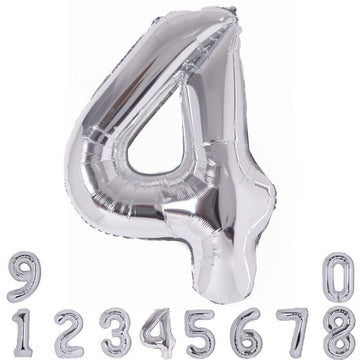 40 Inch Number 24 Balloon Silver Jumbo Giant Big Large Number 24 Foil Mylar Silver Balloons 42Th Birthday Party Anniversary Deco