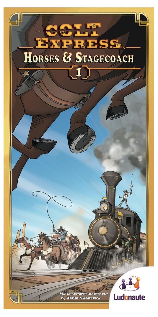 Ludonate Colt Epress Horses & Stagecoach Card Game
