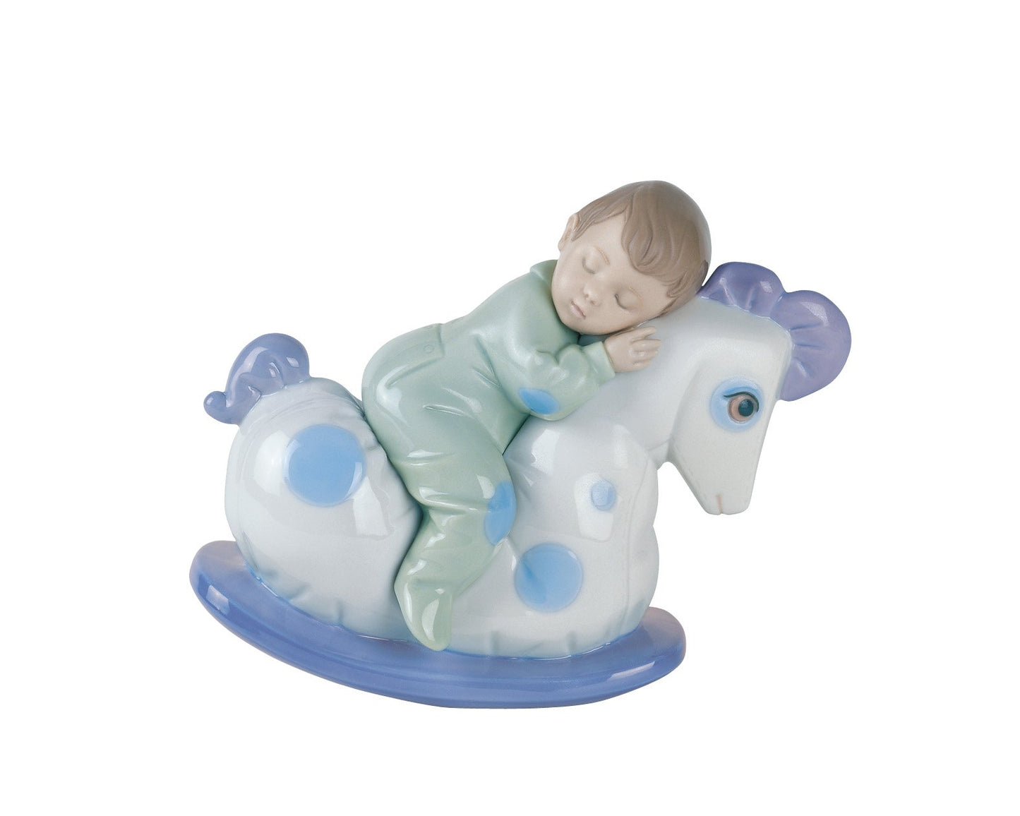 NAO Rock Me to Sleep. Porcelain Baby Figure.