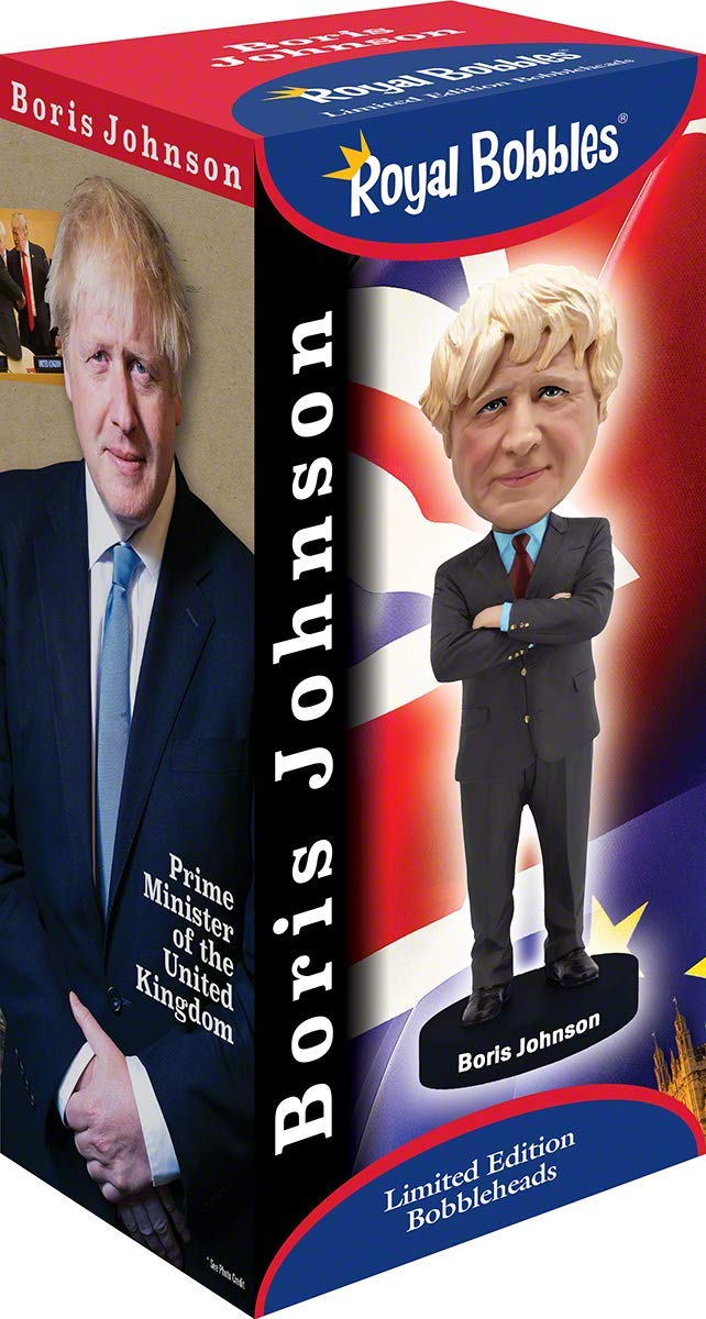 Royal Bobbles Boris Johnson Collectible Bobblehead Statue