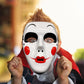 TOYANDONA 3pcs Party Mask Jester Costume Creepy Mask Full Face Mask Costume Cosplay Prop Costume Masks Fancy Dress Masks Diy Whi