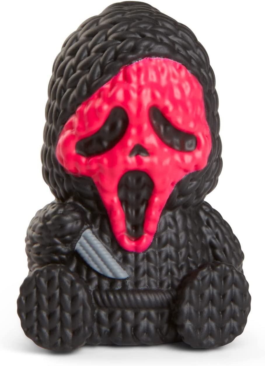 Scream Handmade By Robots 175 Inch Micro Vinyl Figure  Ghost Face Pink Face
