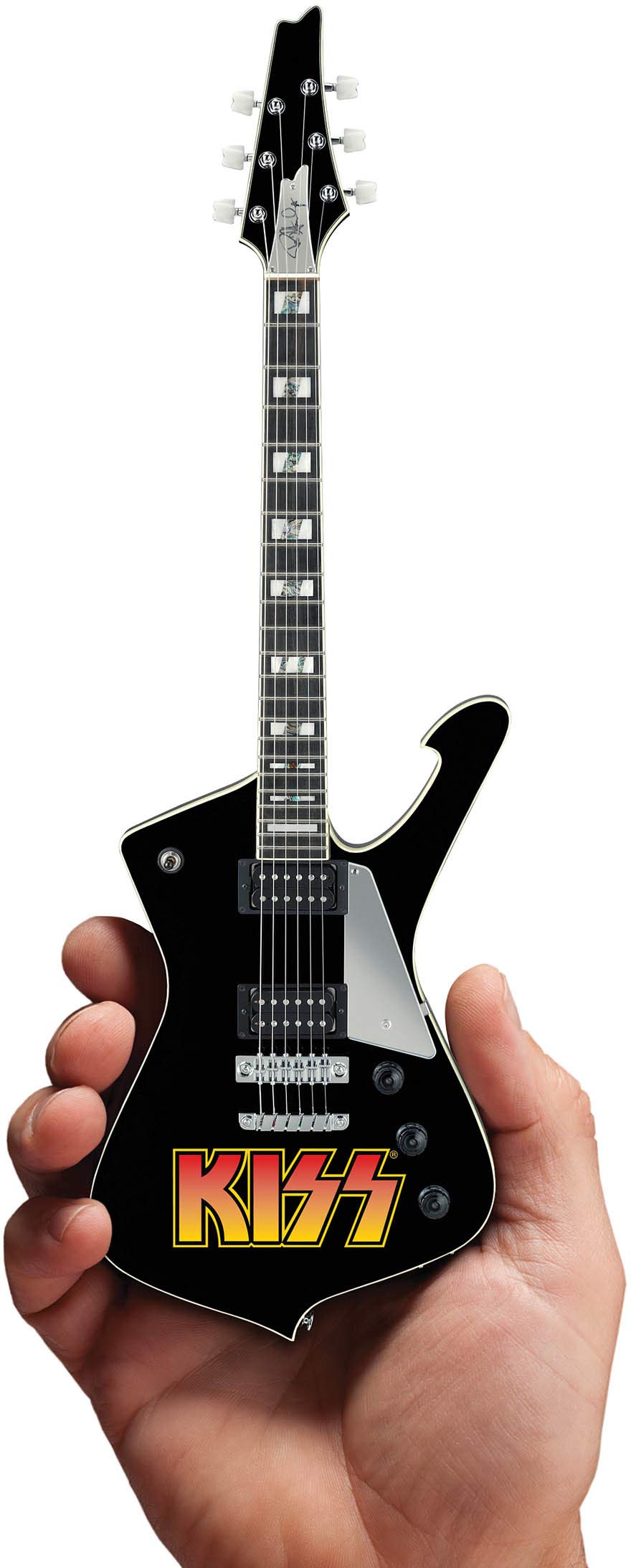 Axe Heaven Kiss-3 Kiss Iceman/Kiss Logo Guitar 2M K01 5008