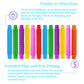 Pop Tubes  14Pack Pop Tube Fidget Toys for Kids and Sensory Toys for Children and mature-themed  Fidget Tubes for Stress and Anxiety Relief  Learning Toys for Toddlers