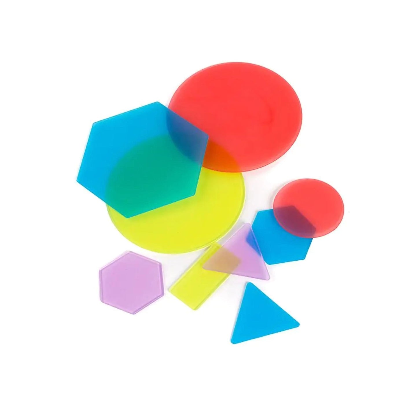 Miniland Translucent Geometry Shapes With 40 Pieces For Children From 3 To 6 Years