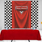 Car Backdrop for boy Party Racing Competition Photography Background 6x5FT Car Racing Flag Superman Cloak Theme Decoration Suppl