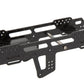 MEUS RACING SCX24 LCG Chassis Carbon Fiber Frame for Axial SCX24 6  6 RC Crawler Upgrades Parts Black