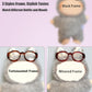 Lopau 3pcs Glasses for Labubu  Sunglasses Accessories for Dolls of 3.94-6.69 Inch Figure  Doll Glasses Outfit (No Dolls)