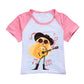 Hecendolame Short Sleeve cute Costume Princess suit Kids Children Girls T-shirt and Shorts Outfit Sets Pink to 13-14years