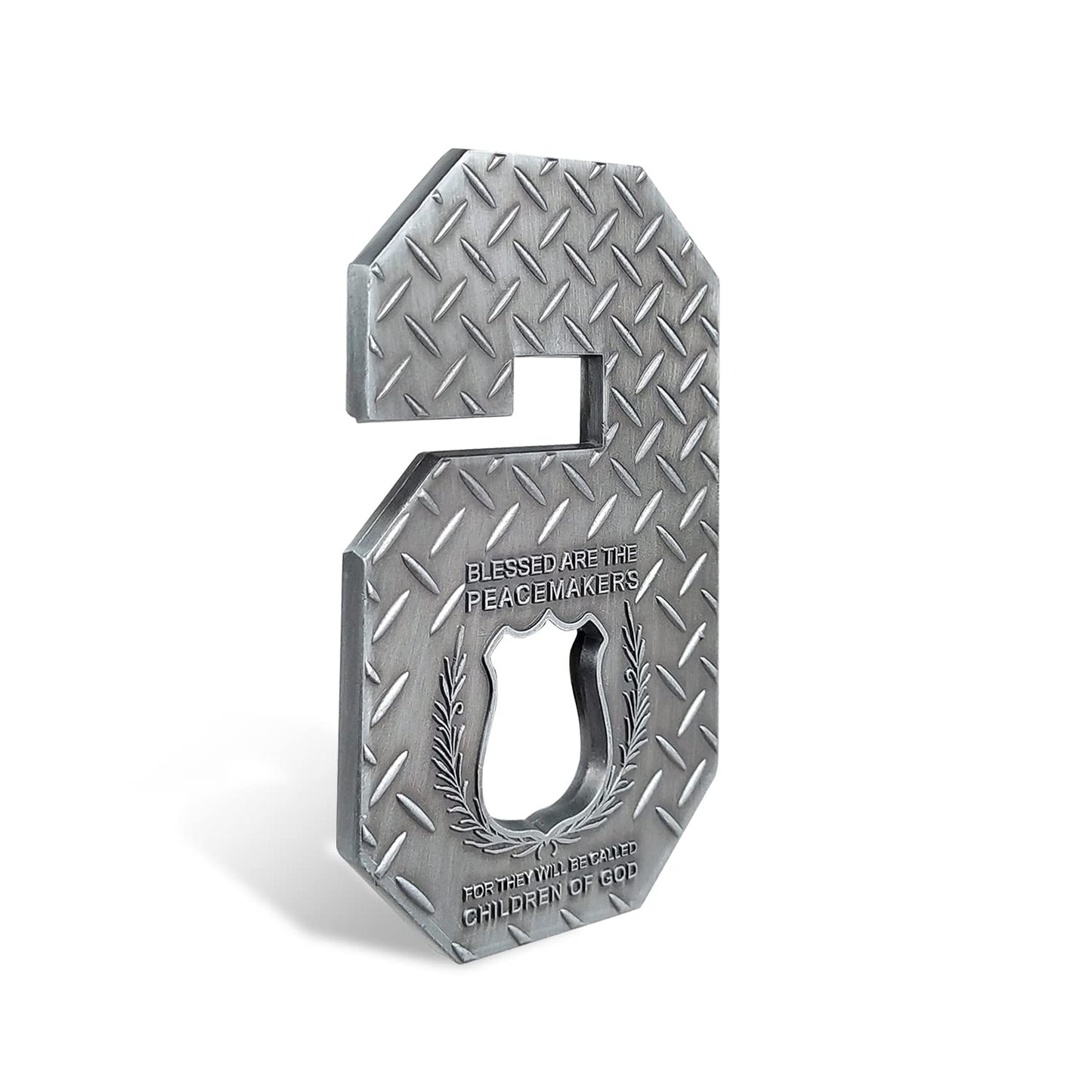 The Blue Line Challenge Coin Police Officer Law Enforcement I Got Your Six-Brotherhood Black 2.7