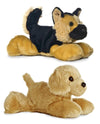 Aurora Plush Mini Flopsies 8' Dog Bundle, Golden & Shep, Brown