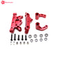 Mesimsple Alloy Steering Top Plate & Steering Bellcrank Set ARA320474 ARA340153 for Arrma 1/5 Outcast 8S BLX Servo Saver & Krato