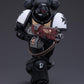Joytoy Warhammer 40K Genuine License 1:18 Action Figure, Space Marines Black Templars Outriders Brother Valtus, 4.96 Inch Collec