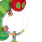 KIDS PREFERRED The Very Hungry Caterpillar Ring Rattle, Multicolor, 6x2x7 Inch - Infant Toy for Sensory Development