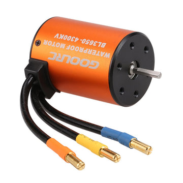 GoolRC 3650 4300KV Waterproof Brushless Motor for 1/10 RC Car HSP 94123 HuanQi 727 FS Racing 53625/53632