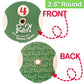 Really?! Number Dial Wheel Spinners - Set Of 6 - Game Accessories With Numbers 1-6 For Multiple Uses, Red, Orange, Yellow, Green