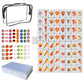 Gemormonee 65 Tiles 30Mm Seaside Escape Blocks, Seaside Escape Tiles, Mahjong, Sea Side Escape Tile, Abs Material Set With Diy P