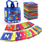 26 Pcs Early Childhood Enlightenment Book,Soft Alphabet Cards,Abc Learning Flash Cards With Storage Bag,Soft Letter Early Educat