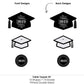 Big Dot Of Happiness Graduation Cheers - 2025 Graduation Party Centerpiece Sticks - Table Toppers - Set Of 15