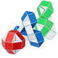 Snake Magic Speed Cube Speed Twist Brain Puzzle Cube Brain Teaser Toys for ADD ADHD Anxiety and Autism mature-themed Children by SHUYUE (3 Pack Mix)