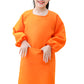 Lauthen.S Kids Art Smocks,Artist Painting Aprons Long Sleeve With Pocket For Toddler 8-12 Years(Orange)