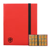 Fweel 9-Pocket Trading Card Binder  360 Side-Loading Pockets  Fixed Pages Card Album for Standard Size Cards - Red | Holder for Trading Cards  Business Cards  Sports Cards  Coupons