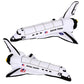 Artcreativity Stuffed Space Shuttle - 14' Soft Cuddly Astronaut Toy For Kids, Easter Basket Stuffer, Birthday Gift