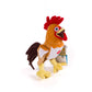 LA GRANJA DE ZENÓN Gallo Bartolito Musical Stuffed Animal - 8-Inch Plush Toy, Soft Fabric, Beloved Character