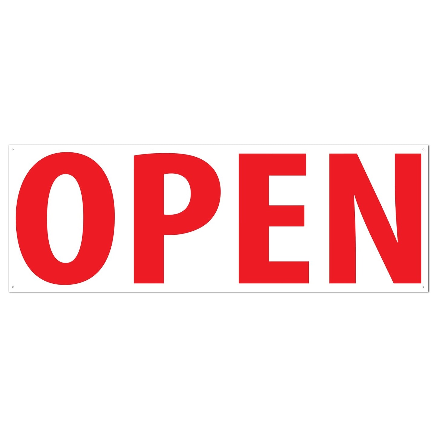 Open Sign Banner Party Accessory (1 count) (1/Pkg)