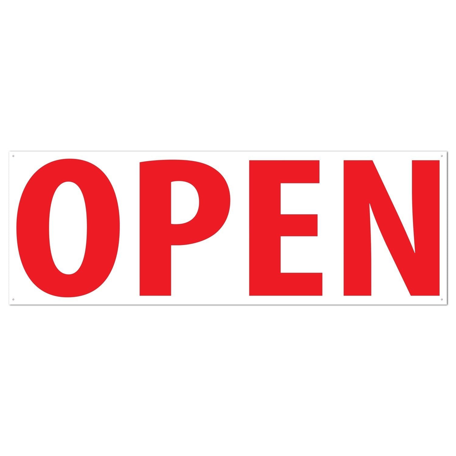 Open Sign Banner Party Accessory (1 count) (1/Pkg)