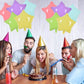 TONIFUL 30Pcs 18 Inch Large Pastel Colorful Star Shape Foil Balloons Big Stars Helium Mylar Ballons for Birthday Wedding Baby Sh