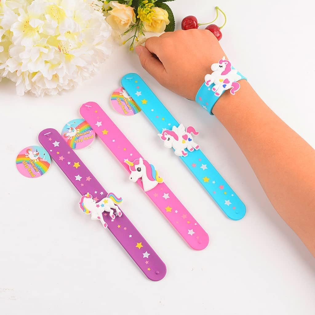 kids cartoon wrist band Kids Party Favors Novelty Toy School Prize Gifts Children Goodie Bag Fillers (Set of 6)