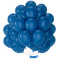 Partywoo Mid Blue Balloons, 50 Pcs 12 Inch Boho Blue Balloons, Royal Blue Balloons For Balloon Garland Or Balloon Arch As Party Decorations, Birthday Decorations, Baby Shower Decorations, Blue-F58