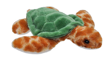 WILD REPUBLIC EcoKins Mini Sea Turtle Plush Toy, 8 inches, Eco-Friendly, Handcrafted from 7 Recycled Bottles, Model 24804