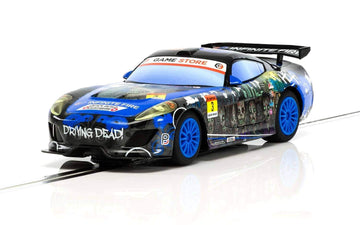Scalextric Team Gt Zombie 1:32 Slot Race Car C3959, Black & Blue