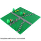 Dark Bluish Gray 1×2 Tile ×700 Parts And Pieces Flat Moc Bricks, Bulk Building Blocks For Smooth Surface Wall Floor, Toy Accessories Compatible With Major Brands